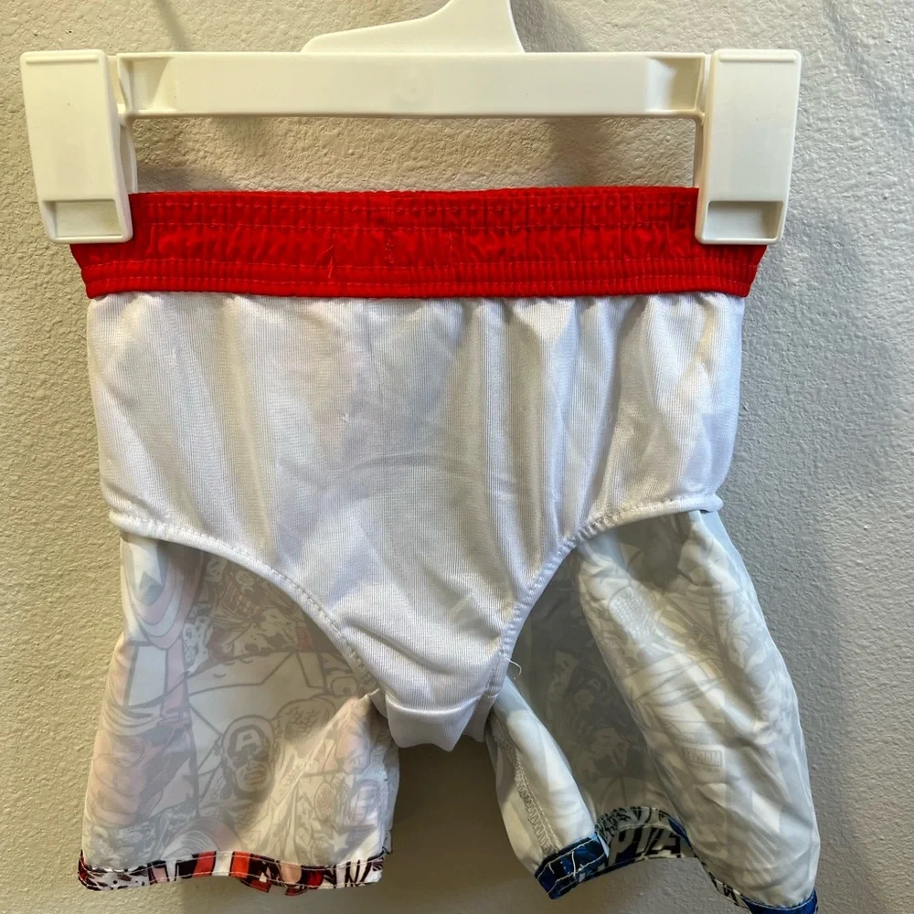 Marvel Captain‎ America, baby boy, swimming trunks size 18 to 24 months.